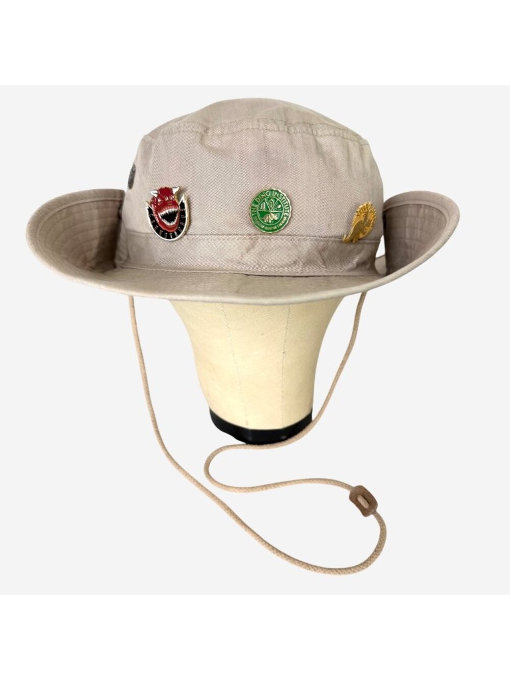 Vintage Disney World Animal Kingdom Dino Institute Safari Hat Permanent Pins XL